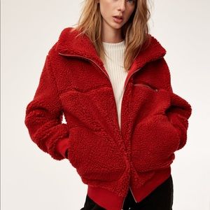 Aritzia Wilfred Free THE TEDDY JACKET